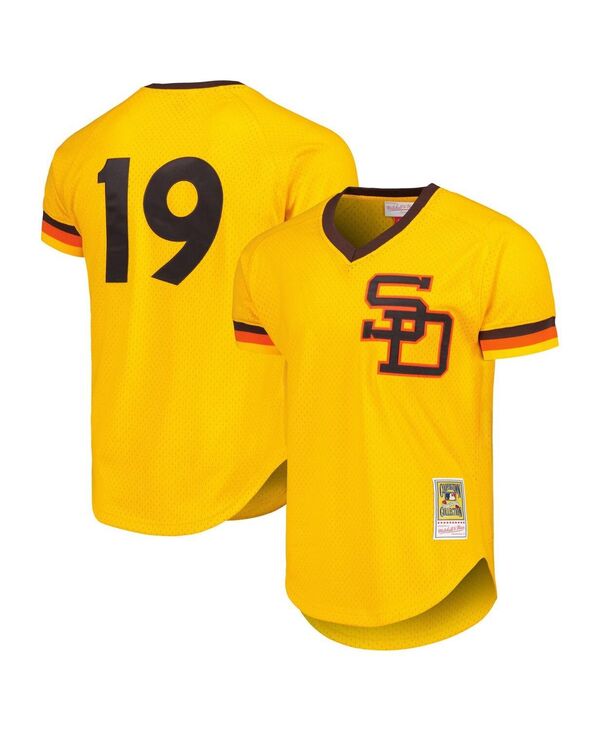 ミッチェル&ネス メンズ トップス シャツ メッシュ ジャージー Mitchell & Ness Men's Tony Gwynn Gold San Diego Padres 1982 Authentic Cooperstown Collection Mesh Batting Practice Jersey Gold ゴールド