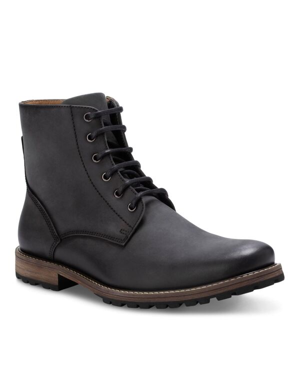 イーストランド メンズ シューズ ブーツ・レインブーツ アンクル ブーツ レース レザー Eastland Shoe Men's Hoyt Leather Lace-Up Ankle Boots Black ブラック