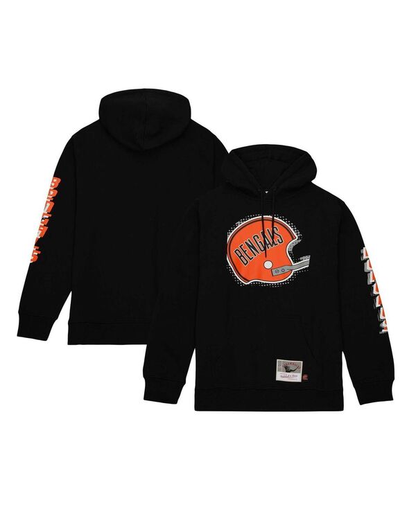 ミッチェル\u0026ネス メンズ アウター パーカー・スウェット パーカー Mitchell \u0026 Ness Men\u0027s Black Cincinnati Bengals Gridiron Classics Big Face 7.0 Pullover Hoodie Black 黒いこと
