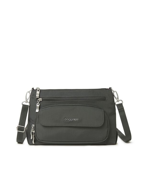 バッガリーニ レディース バッグ ショルダーバッグ Baggallini Women's Original RFID Everyday Crossbody Bag Charcoal チャコール|ReVida 店