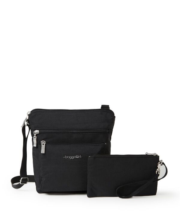 バッガリーニ レディース バッグ ショルダーバッグ Baggallini Women's Pocket Crossbody Black ブラック
