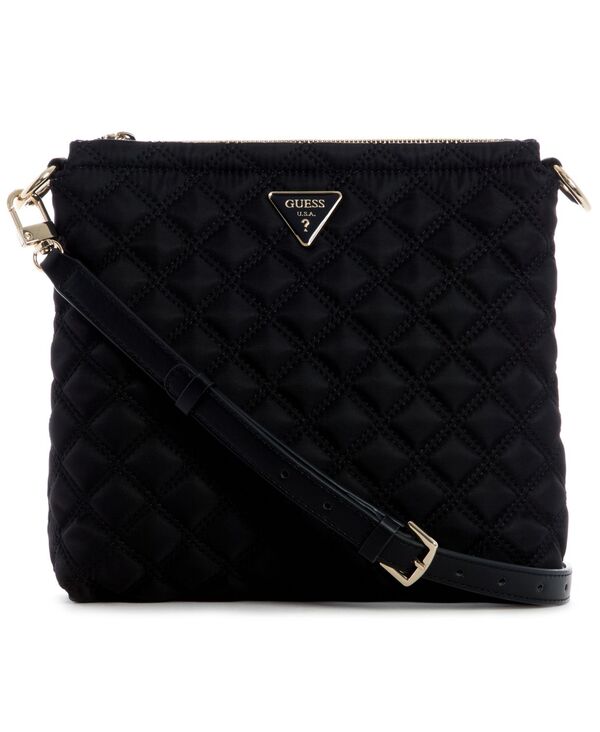 ゲス レディース 御徒面子 ショルダーバッグ キルティング GUESS Jaxi Tourist Quilted Crossbody Black 黒いこと