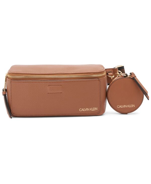 カルバンクライン レディース 御徒面子 ボディバッグ・ウエストポーチ Calvin Klein Millie Belt Bag Caramel
