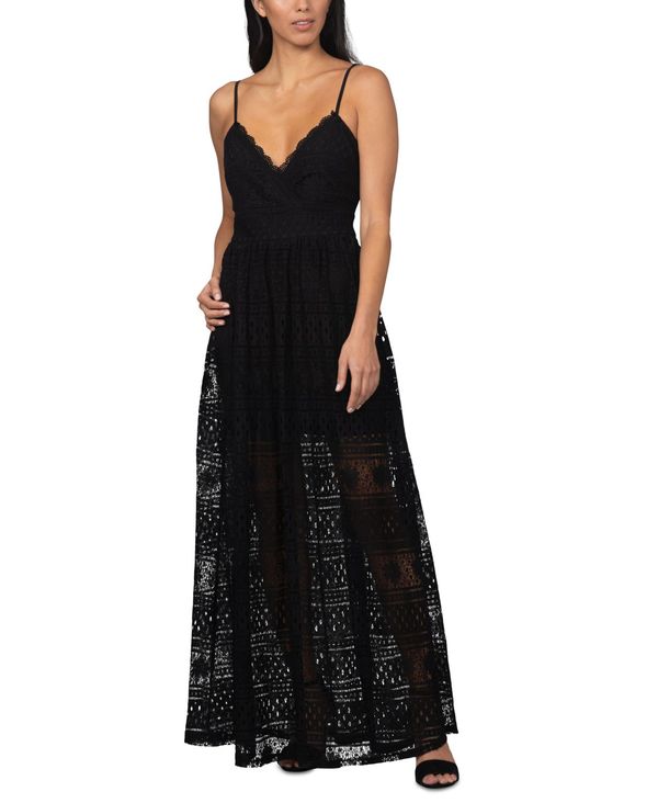 肌触りがいい 楽天市場 ベベ レディース ワンピース トップス Lace Maxi Dress Black Revida 楽天市場店 超大特価 Www Rvworkshop Com