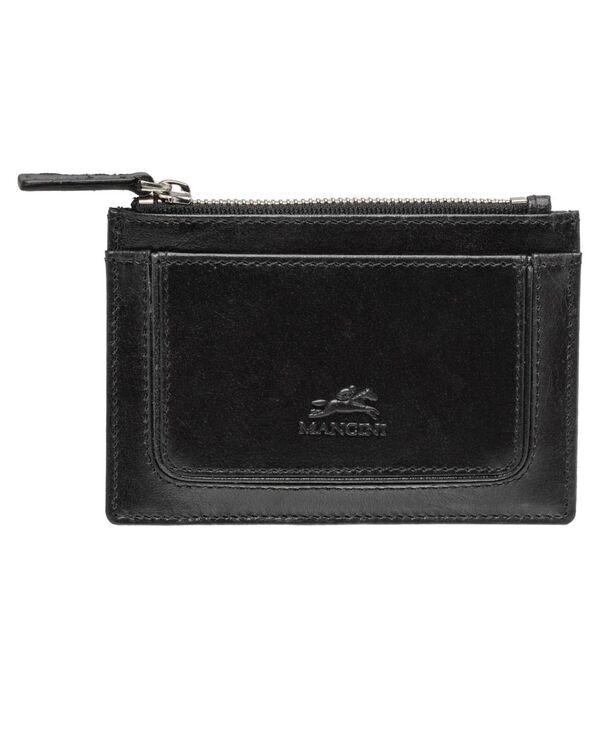 マンシーニ レディース アクセサリー 財布 Mancini South Beach RFID Secure Card Case and Coin Pocket Black ブラック