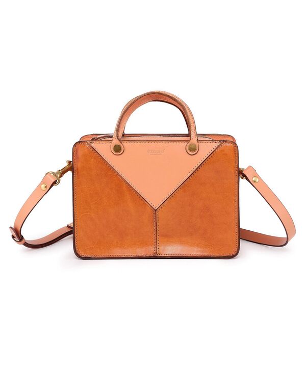 オールドトレンド レディース バッグ トートバッグ ミニ レザー OLD TREND Women's Genuine Leather Vinca Mini Tote Bag Caramel beige ベージュ