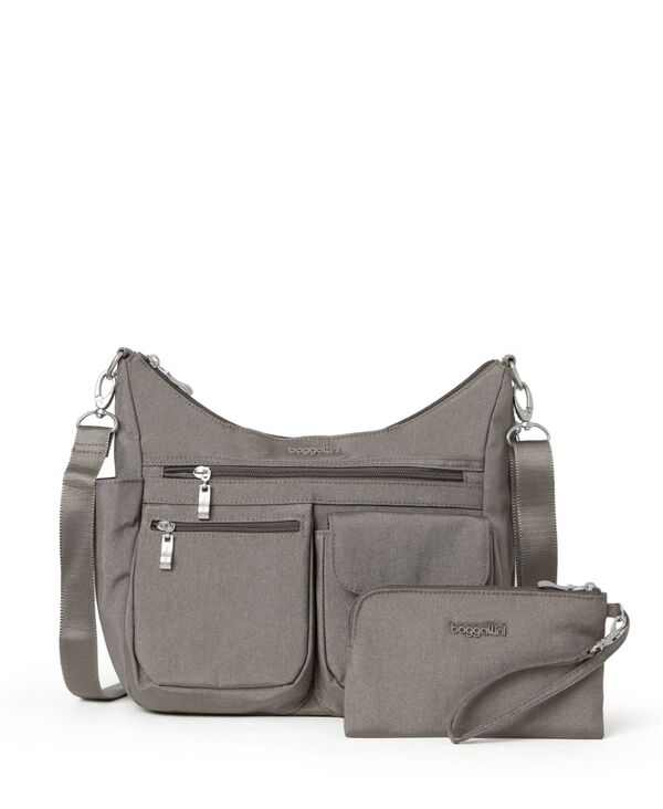 バッガリーニ レディース バッグ ハンドバッグ Baggallini Women's Modern Everywhere Bag Set 2 Piece Sterling Shimmer