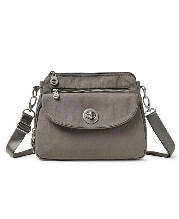 バッガリーニ レディース バッグ ショルダーバッグ Baggallini Calais Crossbody Bag Sterling Shimmer - Nylon
