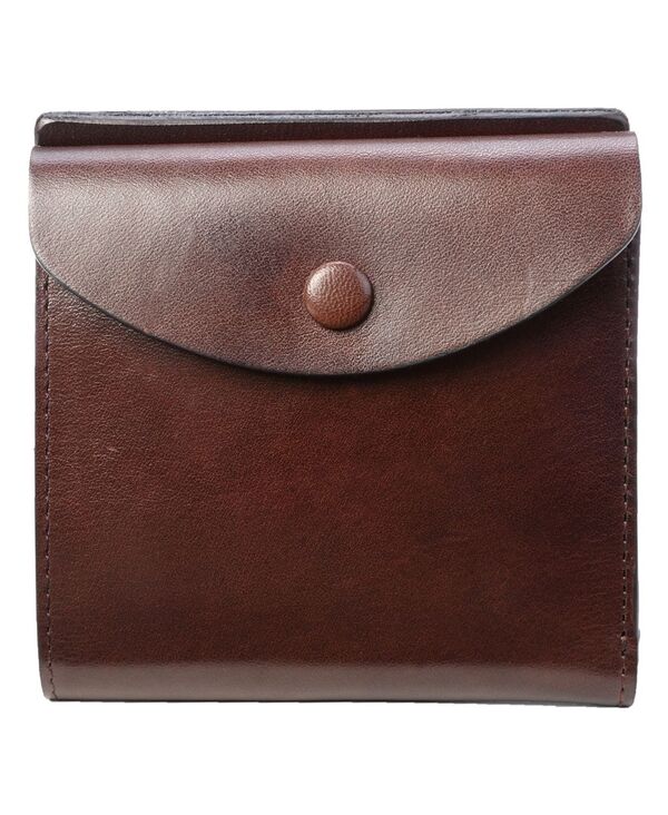 オールドトレンド レディース アクセサリー 財布 レザー OLD TREND Women's Genuine Leather Snapper Wallet Brown ブラウン｜ReVida 店