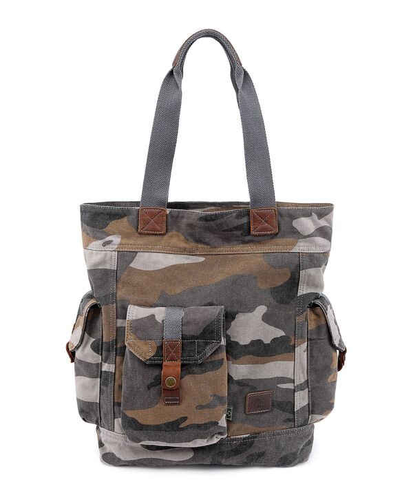 ＴＳＤブランド レディース バッグ トートバッグ TSD BRAND Camo Canvas Tote Bag Gray グレー