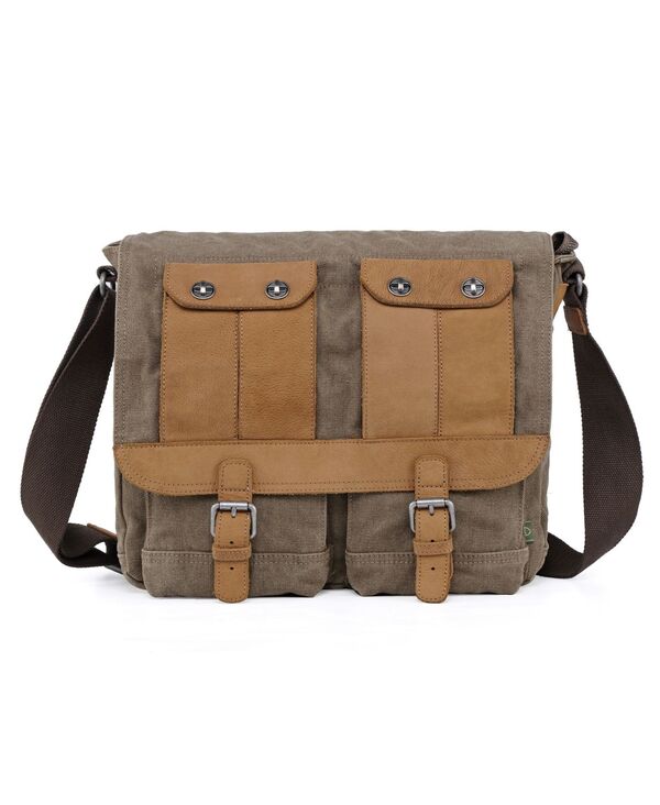 ＴＳＤブランド レディース バッグ ショルダーバッグ TSD BRAND Valley River Canvas Messenger Bag Olive オリーブ