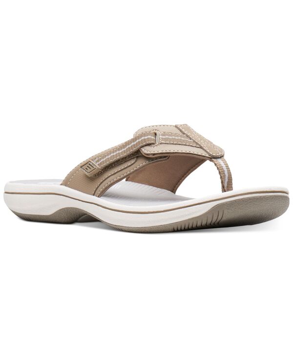 クラークス レディース シューズ サンダル Clarks Women's Cloudsteppers Brinkley Jazz Sandals Sand サンド｜ReVida 店