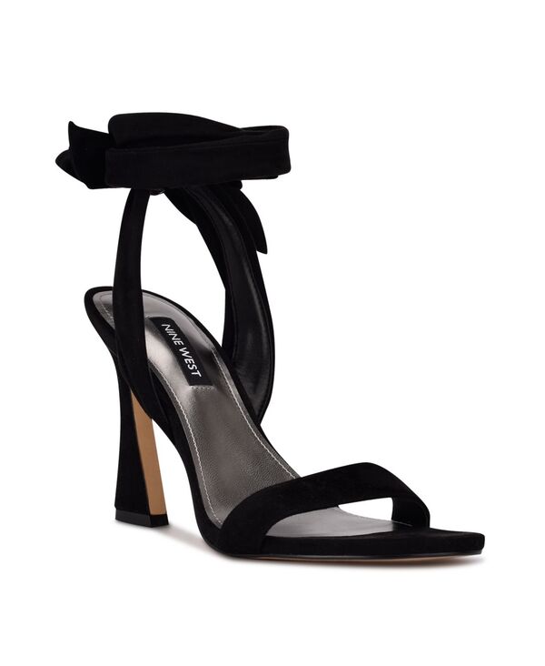 ナインウェスト レディース シューズ サンダル アンクル ヒール Nine West Women's Kelsie Ankle Wrap Heeled Dress Sandals Black ブラック