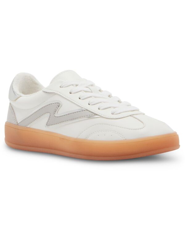 マッデンガール レディース シューズ スニーカー レース Madden Girl Giia Lace-Up Low-Top Sneakers White/White Perf Multi ホワイト