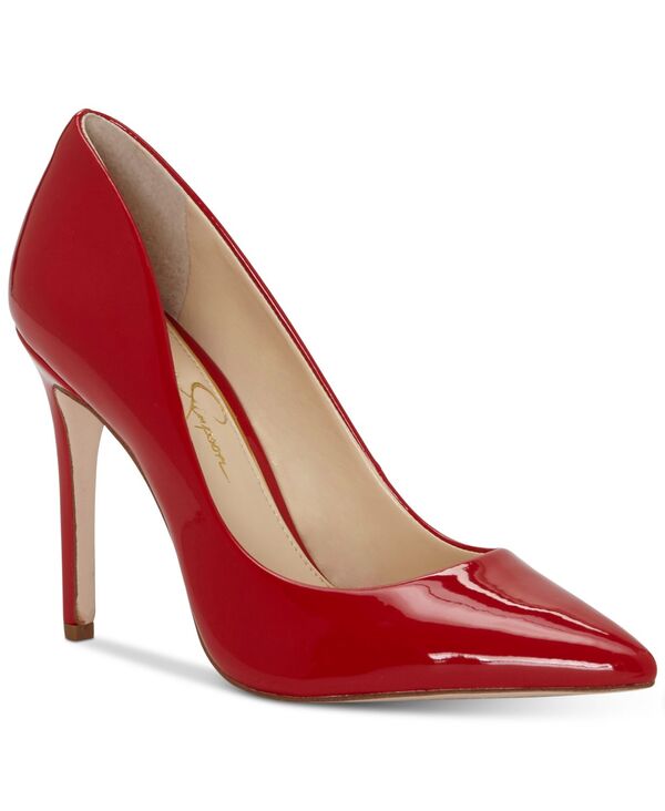 ジェシカシンプソン レディース シューズ パンプス Jessica Simpson Women's Cassani Pointed-Toe Pumps Red Muse Patent レッド