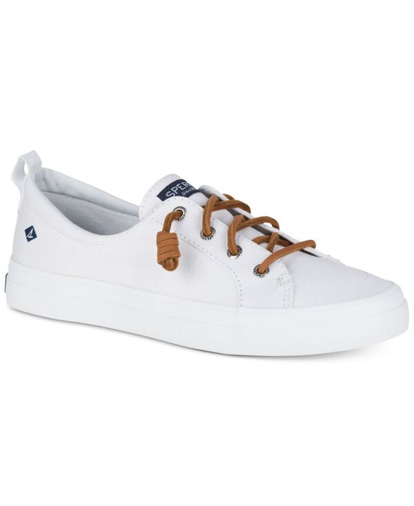 スペリー レディース シューズ スニーカー Sperry Women's Crest Vibe Canvas Sneakers White ホワイト|ReVida 店