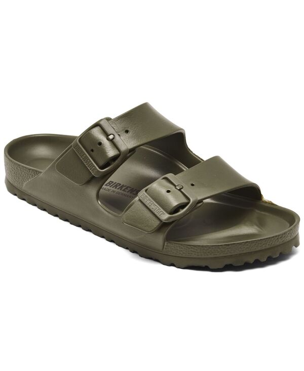 ビルケンシュトック レディース シューズ サンダル Birkenstock Women's Arizona Essentials EVA Two-Strap Sandals from Finish Line Dark Green グリーン