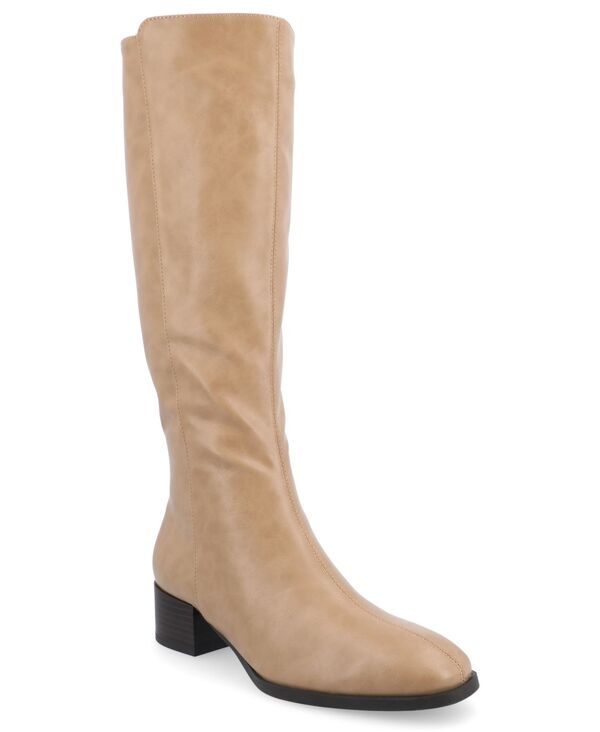 ジュルネ コレクション レディース シューズ ブーツ・レインブーツ Journee Collection Women's Devri Regular Calf Boots Tan タン