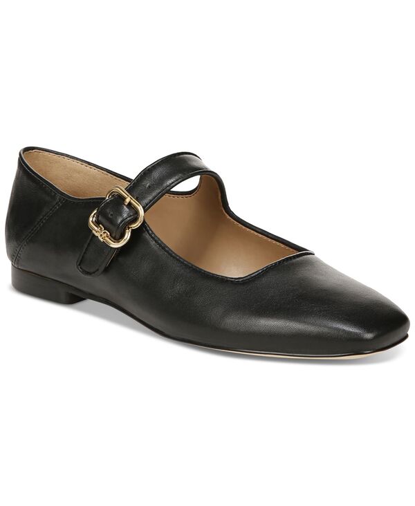 サムエデルマン レディース シューズ パンプス Sam Edelman Women's Michaela Buckled Mary Jane Flats Black Patent ブラック