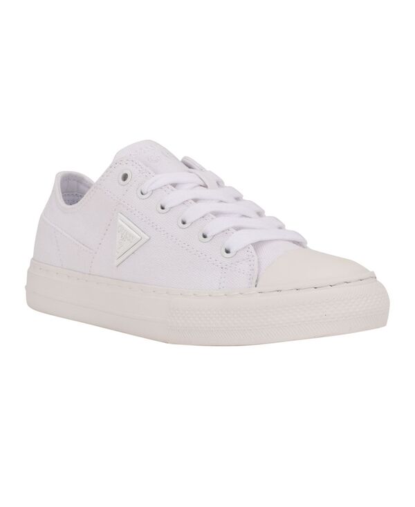ゲス レディース シューズ スニーカー GUESS Women\u0027s Pranze Casual Sneakers White 白いこと