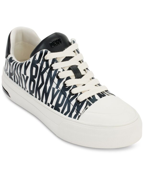 ダナ キャラン ニューヨーク州 レディース シューズ スニーカー スピード競技 DKNY Women\u0027s York Lace-Up Low-Top Sneakers Black/ Eggnog 黒いこと