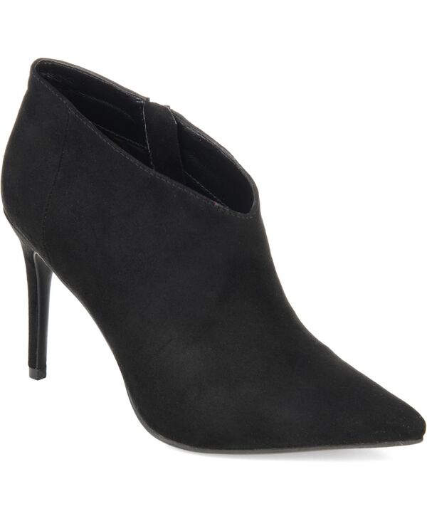 ジュルネ コレクション レディース シューズ ブーツ・レインブーツ Journee Collection Women Demmi Pointed Toe Shooties Black ブラック