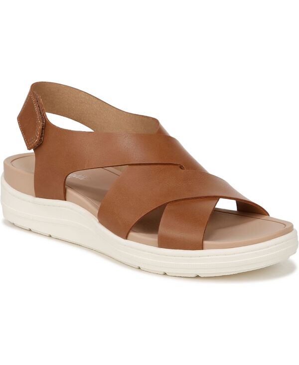 ドクター・ショール レディース シューズ サンダル Dr. Scholl's Women's Time Off Sea Slingbacks Honey Brown Faux Leather ブラウン