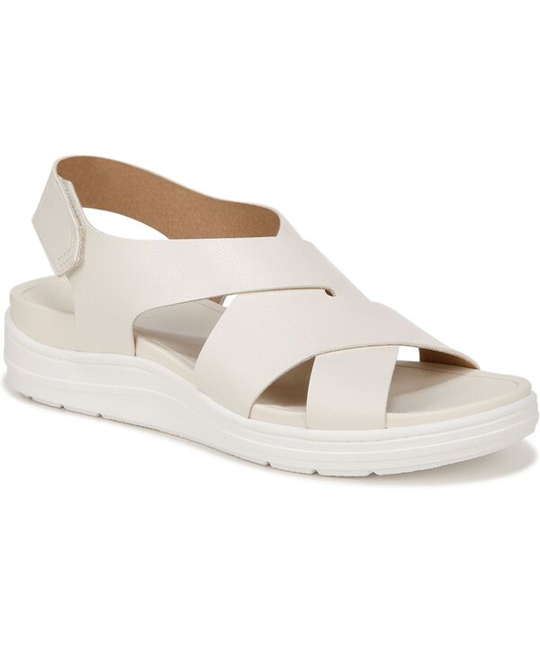 ドクター・ショール レディース シューズ サンダル Dr. Scholl's Women's Time Off Sea Slingbacks Off White Faux Leather オフホワイト