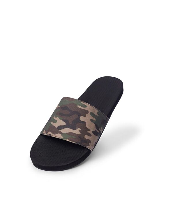 インドソール レディース シューズ サンダル Indosole Women's Slide Camo Black/camo regular ブラック|ReVida 店