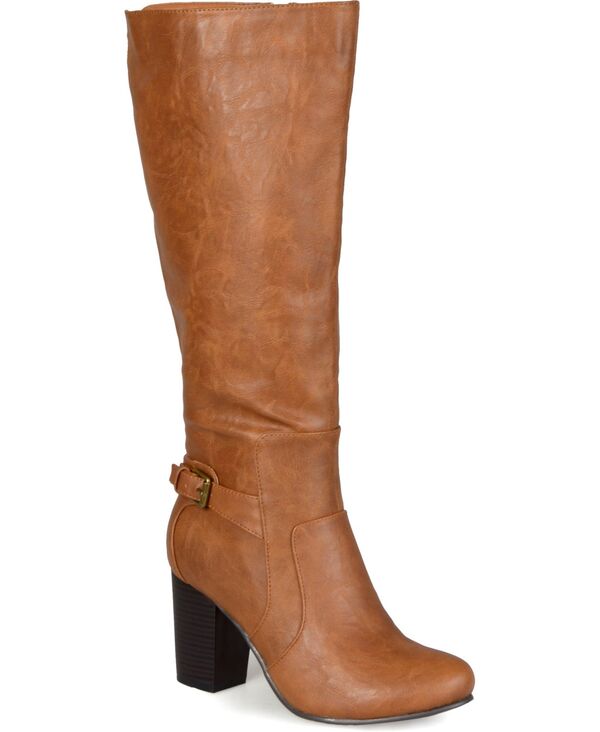 ジュルネ コレクション レディース シューズ ブーツ・レインブーツ Journee Collection Women's Carver Boots Tan タン