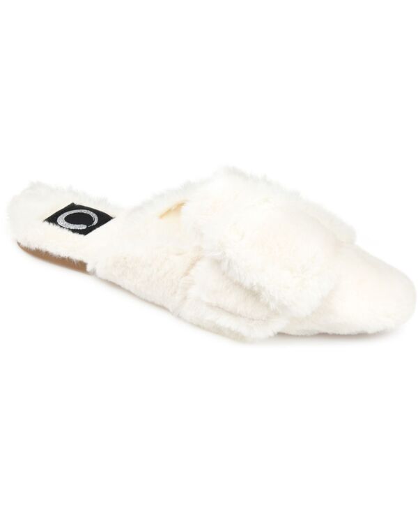 ジュルネ コレクション レディース シューズ サンダル Journee Collection Women's Faux Fur Eara Slipper Beige ベージュ|ReVida 店