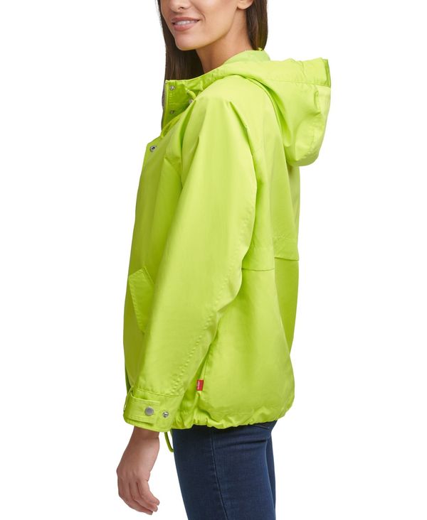 代引不可 楽天市場 リーバイス レディース ジャケット ブルゾン アウター Drop Shoulder Hooded Raincoat Lime Revida 楽天市場店 気質アップ Ult Lpmpriau Kemdikbud Go Id