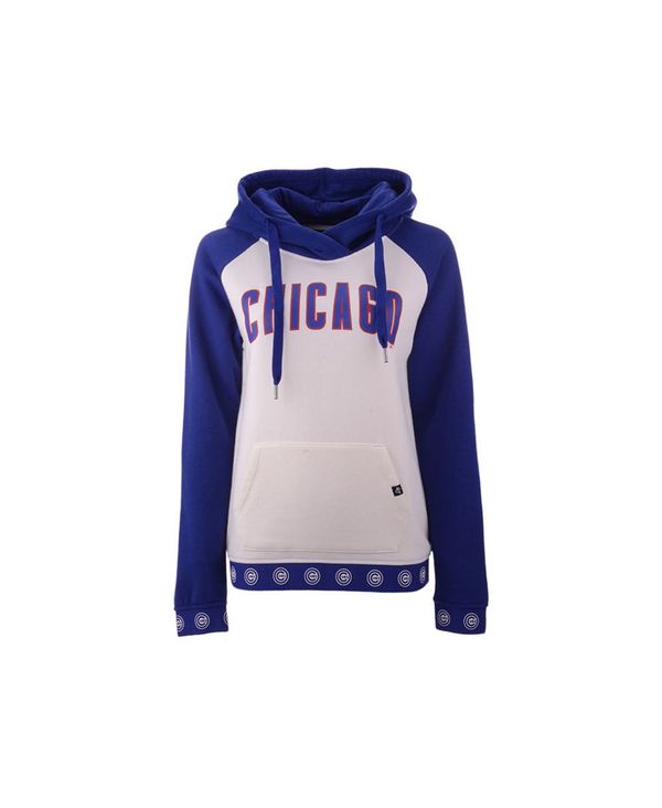 豪華 楽天市場 47ブランド メンズ パーカー スウェット アウター Women S Chicago Cubs Callback Revolve Hoodie White Blue Revida 楽天市場店 新規購入 Advance Com Ec