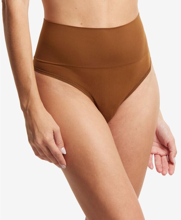 ハンキーパンキー レディース アンダーウェア パンツ ミッドライズ Hanky Panky Body Midrise Thong Macchiato｜ReVida 店