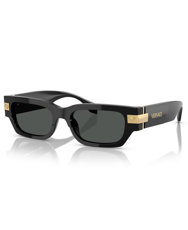 ヴェルサーチ メンズ 付属物 サングラス・アイウェア Versace Men\u0027s Sunglasses Ve4465 Black 黒いこと