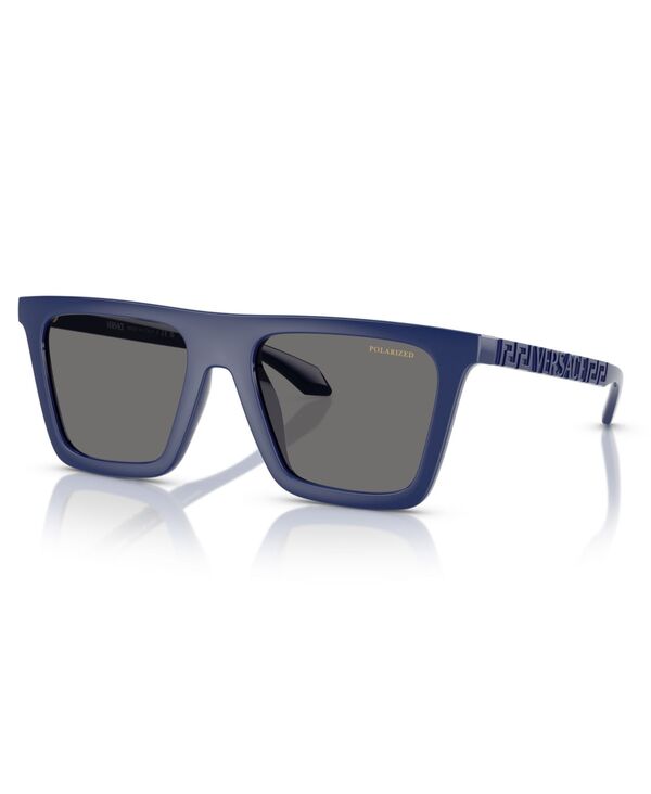 ヴェルサーチ メンズ アクセサリー サングラス・アイウェア Versace Men's Polarized Sunglasses Ve4468U Full Blue ブルー