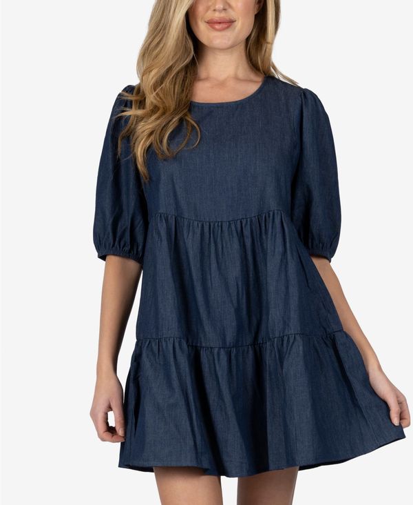 即納 最大半額 楽天市場 スピーチレス レディース ワンピース トップス Cotton Tiered Mini Dress Indigo Revida 楽天市場店 現金特価 Www Peugeot Tuning Parts Co Uk