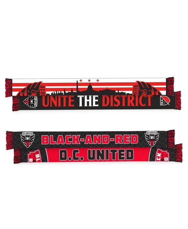 ファナティクス メンズ アクセサリー マフラー・ストール・スカーフ Fanatics Men's D.C. United Scarf Black ブラック|ReVida 店