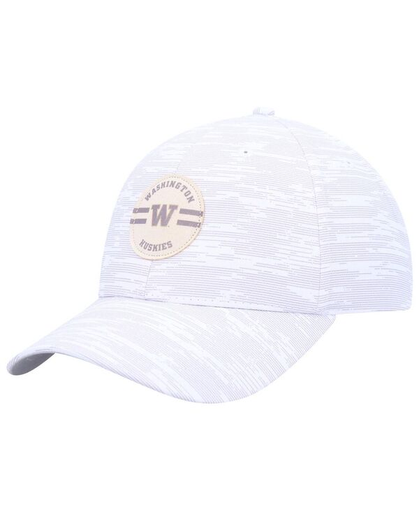 アヘッド メンズ アクセサリー 帽子 Ahead Men's White Washington Huskies Streaker Adjustable Hat White ホワイト