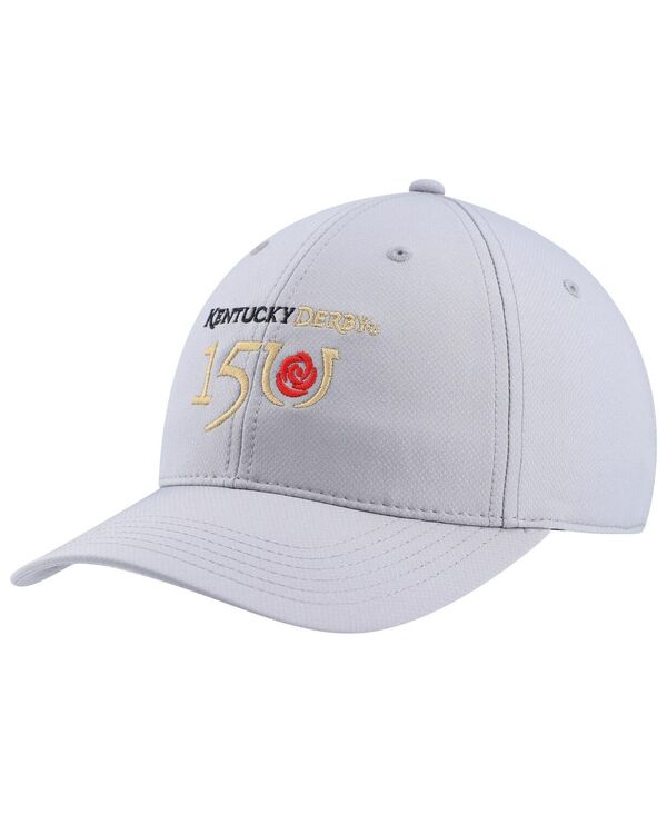 アヘッド メンズ アクセサリー 帽子 ダービー Ahead Men's Gray Kentucky Derby 150 Frio Adjustable Hat Gray グレー｜ReVida 店