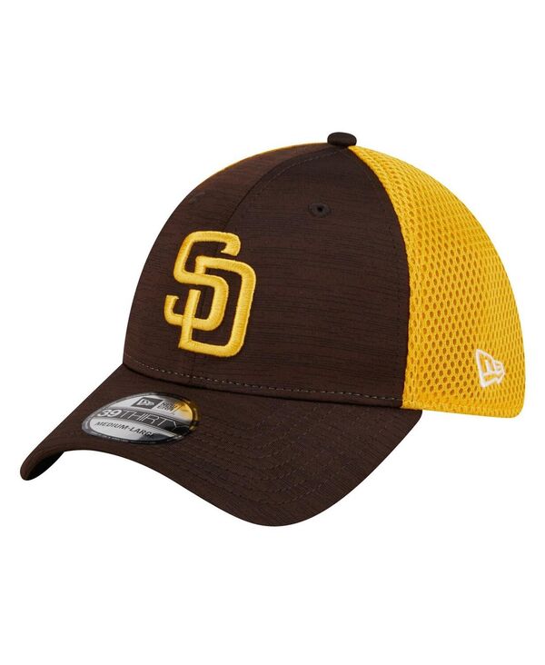 ニューエラ メンズ アクセサリー 帽子 New Era Men's Brown San Diego Padres Neo 39THIRTY Flex Hat Brown ブラウン|ReVida 店