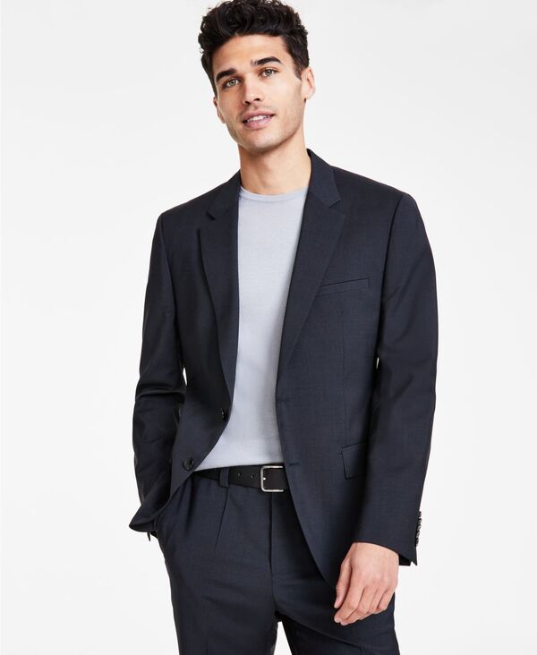 ヒューゴボス メンズ アウター ジャケット・ブルゾン ウール ジャケット Hugo Boss Men's Modern Fit Wool Suit Jacket Dark Grey グレー 31,720円