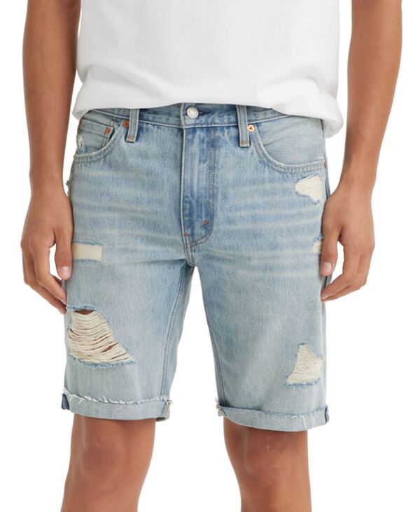 リーバイス メンズ ボトムス ハーフパンツ・ショーツ スリムフィット ショートパンツ Levi's Men's Flex 412 Slim Fit 5 Pocket 9 Jean Shorts Gummy Bear