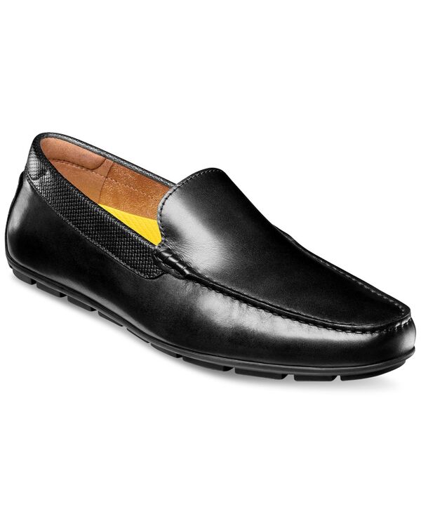 フローシャイム メンズ シューズ スリッポン・ローファー Florsheim Men's Motor Slip-On Venetian Drivers Black ブラック｜ReVida 店