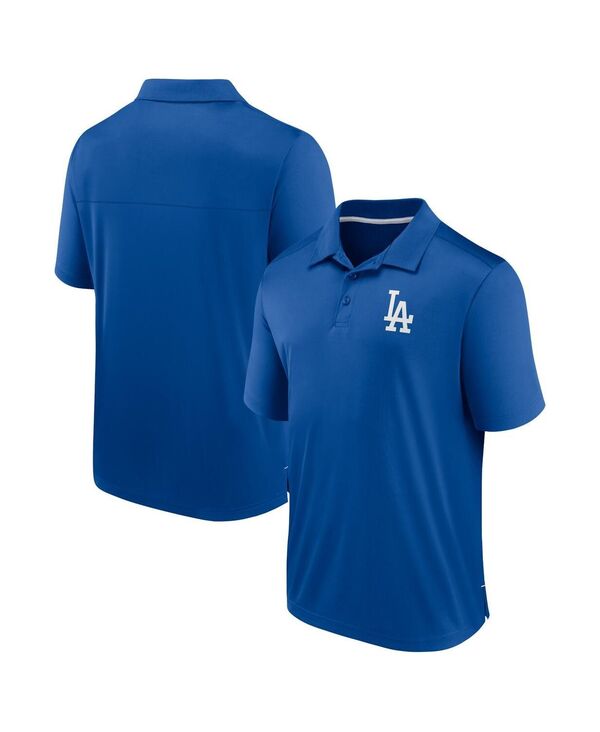 ファナティクス メンズ トップス ポロシャツ Fanatics Men's Royal Los Angeles Dodgers Fitted Polo Shirt Royal