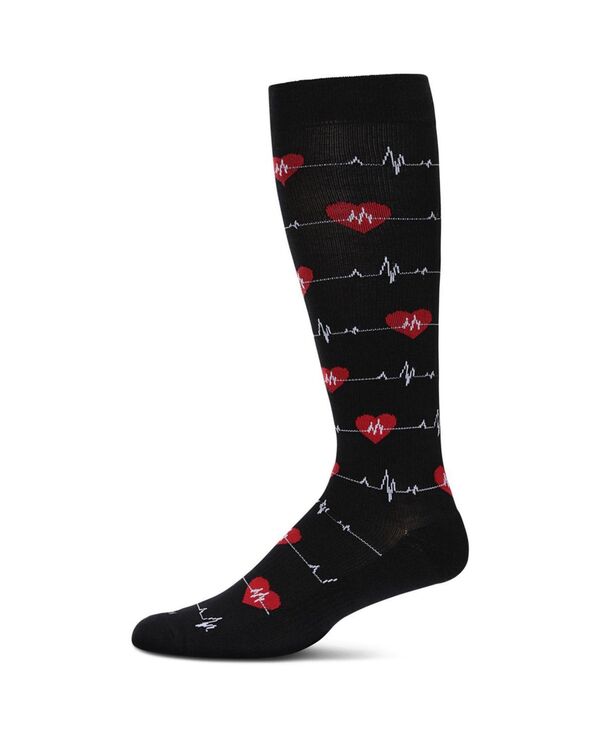メモイ メンズ アンダーウェア 靴下 MeMoi Men's Medical 8-15 mmHg Graduated Compression Socks Black ブラック｜ReVida 店