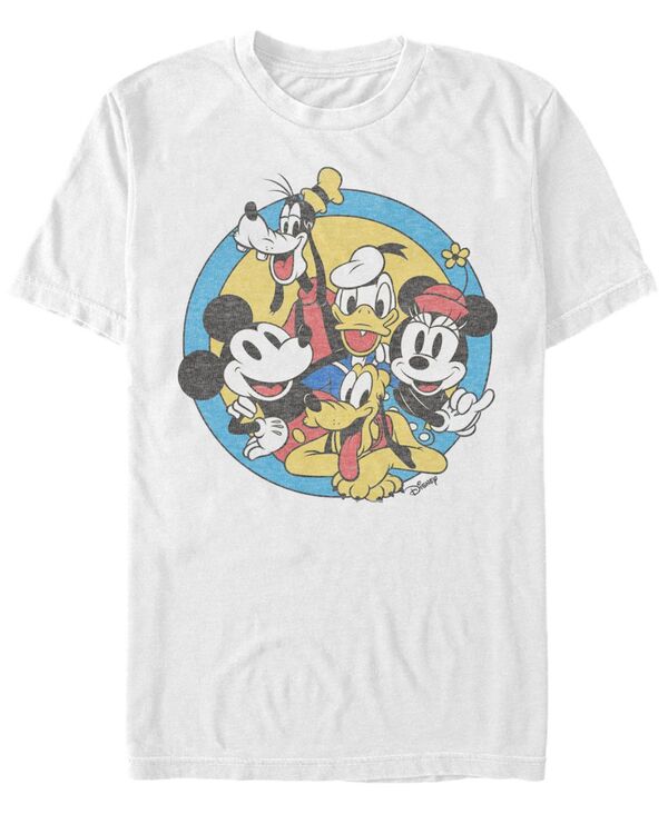 フィフスサン メンズ トップス Tシャツ Fifth Sun Men's Mickey Classic Original Buddies Short Sleeve T-shirt White ホワイト