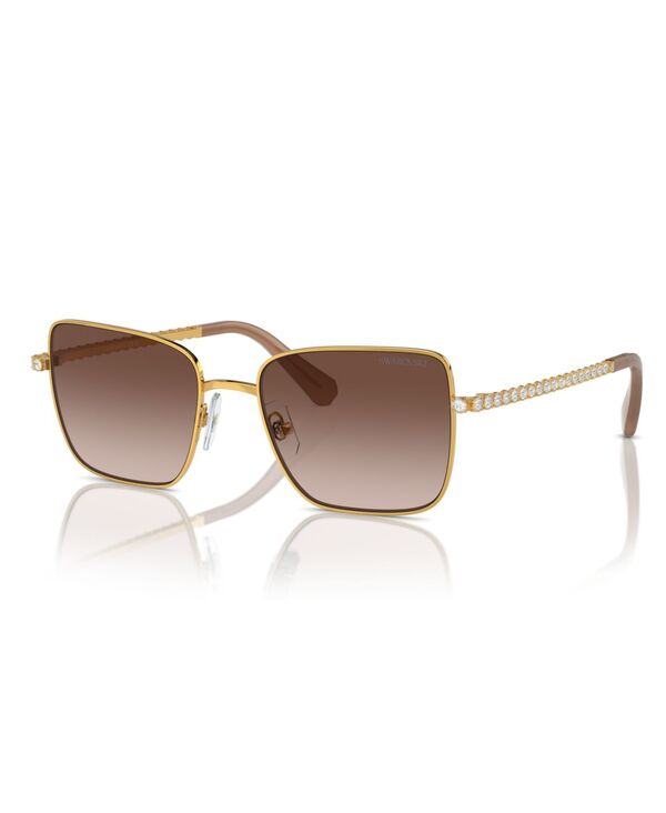 スワロフスキー レディース 付属品 サングラス・アイウェア Swarovski Women\u0027s Sunglasses Sk7015 Yellow Gold 黄色