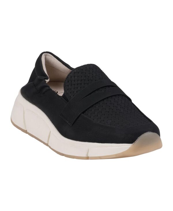 ジーシーシューズ レディース シューズ スニーカー 置き目毛皮 GC Shoes Women\u0027s Adina Sip On Penny Loafer Sneakers Black 黒いこと