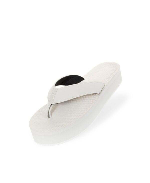インドソール レディース シューズ サンダル プラットフォーム Indosole Women's Flip Flop Platform Sea salt 15,106円